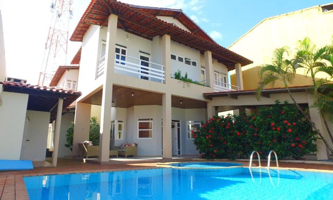 Barra de Sao Miguel Casa | Casarão Com 3 suítes, 2 quartos, Piscina, Praia Perto