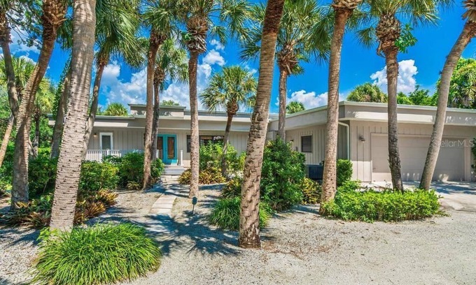 Nokomis Casa | Casey Key Oasis 3BR home on .75 acre w heated pool, boat dock, beach access