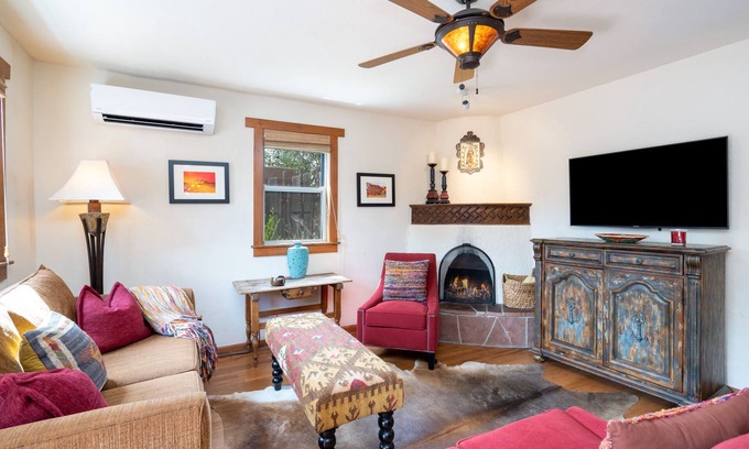 South Capitol Casa | Casita Zorro | Fireplace, Patio, Near Activities