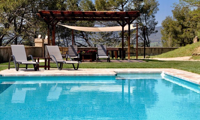 La Torre de Claramunt Apartamento | Apartamento Castillo para 5 personas con terraza