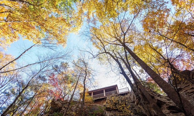 Rawley Springs Cabaña | Castle Cliff Riverfront Cottage Peaceful Private Less than15 min to Harrisonburg
