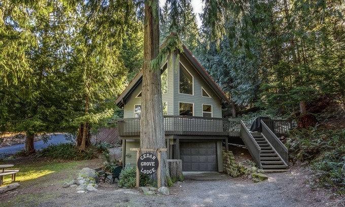 Packwood Cabina | Cedar Grove Lodge-wifi, cable, jacuzzi, capacidad para 12 personas