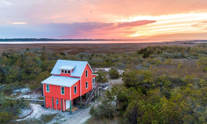 Cedar Island Casa | Cabaña costera de Cedar Island