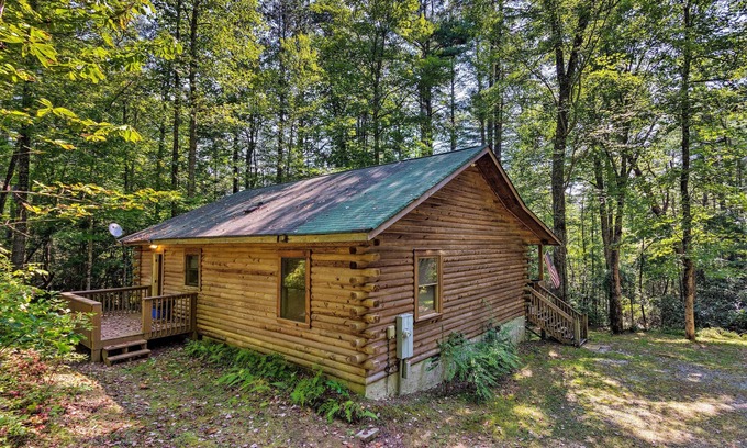 Brevard Cabaña | Cedar Mountain Log Cabin: 4 Mi Dupont State Forest