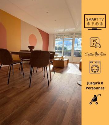 Amilly Apartamento | Central, 2 à 8 Pers, Spacieux, Parking privée, Freewifi, Fibre HD