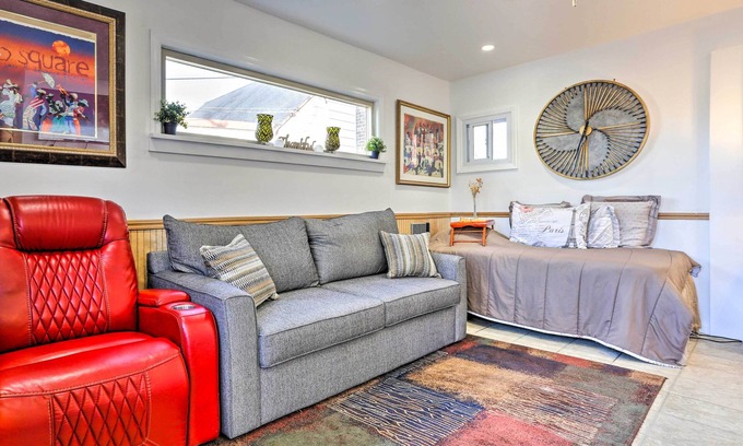 Elmont Casa | Central Elmont Studio w/ Great Outdoor Space!