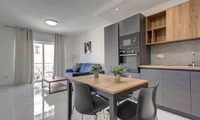 Ta' Giorni Apartamento | Central, fully equipped 1BR Apt in St. Julian's
