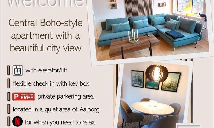 Aalborg Apartamento | Central Nordic style apartment in Aalborg