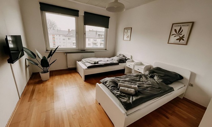 Frohnhausen Apartamento | Central, quiet, close to trade fair / university hospital! MA3L