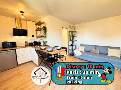 Bussy-Saint-Georges Apartamento | Centralis Disney 12min Gare 5min et Paris Parking