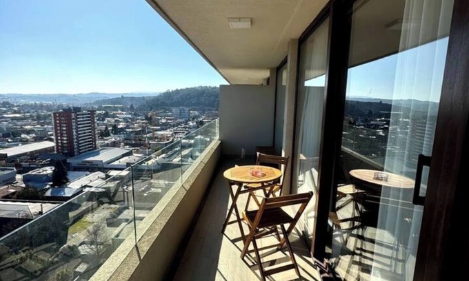 Temuco Apartamento | Dpto céntrico con increíble vista y terraza amplia