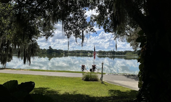 Florida South Atlantic Coast Casa | Centrally Located Serene Lake Home on Beautiful lake with private dock