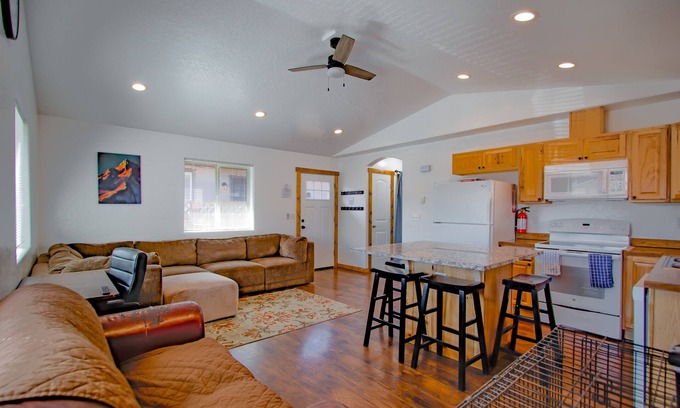 Coeur d'Alene Casa | Centrally-located, dog-friendly home with WiFi, private washer/dryer, firepit