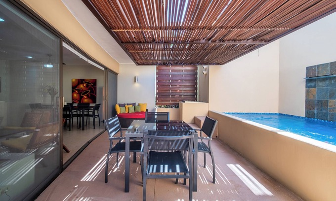 Playa Chahué Condominio | Situado en el centro con piscina privada