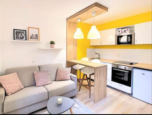 Saint-Gervais-les-Bains Apartamento | Centre Saint-Gervais studio Jaune moderne proche télécabine 2 pers