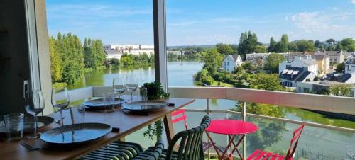 Vannes Apartamento | centre ville, T2, superbe vue, parking privé