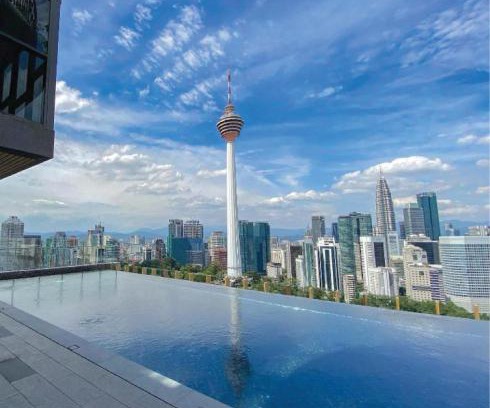 Golden Triangle Apartamento | Ceylonz Suites KL Tower View Bukit Bintang