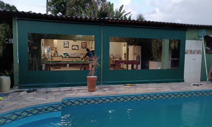 Ibiuna Casa | Chácara com Piscina, Quadra, Lago e Mesas de Jogos em Ibiúna - Locação Temporada