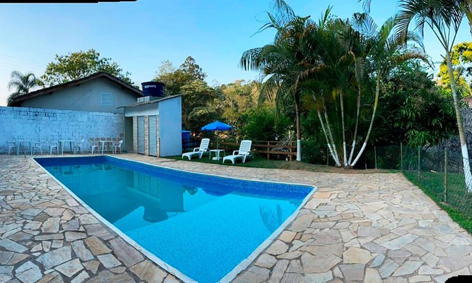 Santa Isabel Casa | Chácara com piscina e Wi-Fi em Santa Isabel - NOVO