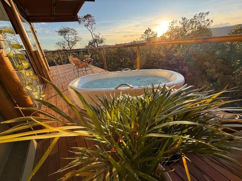 Alto Paraiso de Goias Chalet De Esquí | Chalé Ipê Amarelo