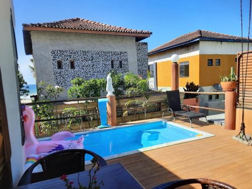 Barra do Jacuipe Casa | Chalé Pé na Areia e Piscina Privativa em Barra do Jacuípe