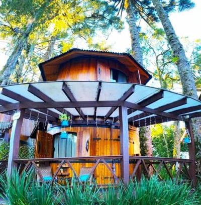 Canela Chalet De Esquí | Chalé Temático em Pipa de Vinho - Parada da Pipa Chalés