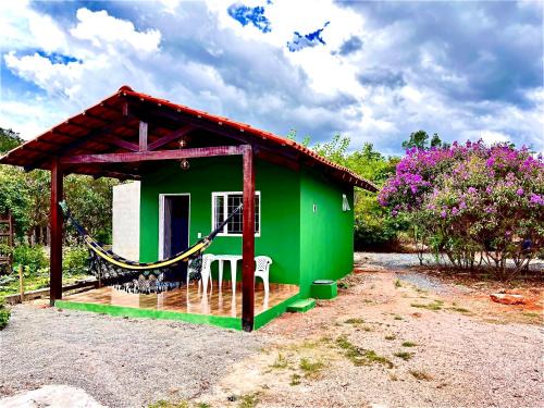 Alto Paraiso de Goias Chalet De Esquí | Chalé Verde morro da baleia.