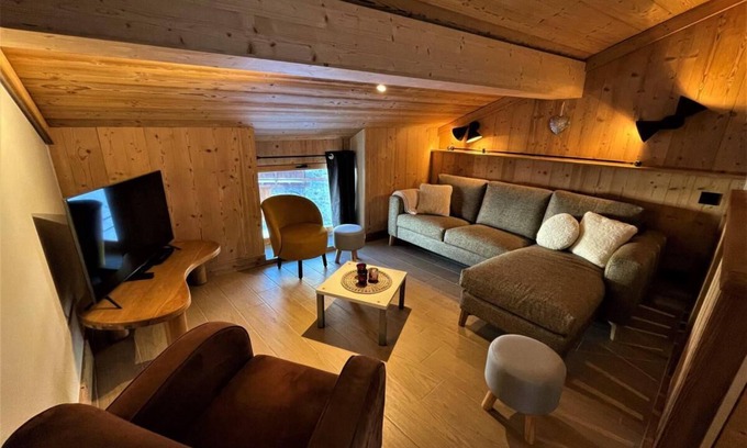 Saint-Marcel Chalet De Esquí | Chalet, balcón, tv, local para esquís, 80m², Les Menuires
