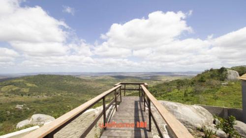 Bezerros Chalet De Esquí | Chale em Serra Negra com vista para montanha