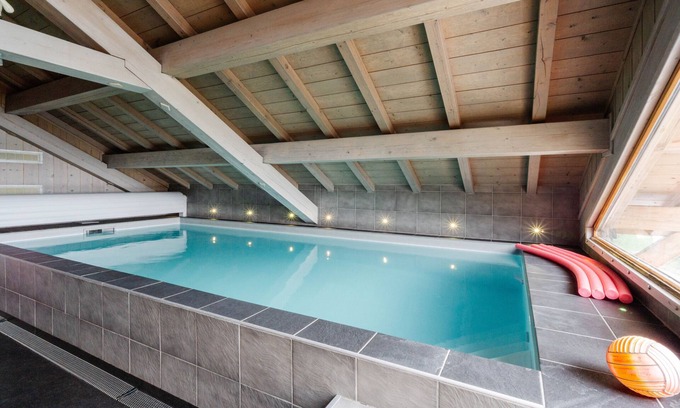 La Toussuire Chalet De Esquí | Chalet 'Le Jardin D'hiver' con vistas a la montaña, terraza privada y Wi-Fi