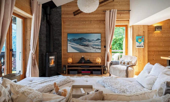 Saint-Nicolas-la-Chapelle Apartamento | Chalet Belle Source B - Cosy stay for 6 - 12km from Megève - OVO Network