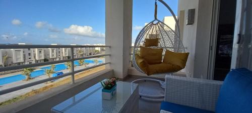 Sidi Abd El-Rahman Apartamento | Chalet 2 BDs 2 BRs at Second Floor for rent at Amwaj Sidi Abdelrahman for families ONLY and NOT Including Gate and Beach Pass fees