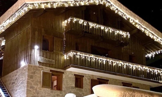 Bellentre Chalet De Esquí | Magnífico chalet La Plagne 20p. ski-in ski-out. 9 dormitorios/9 baños. Sauna😍