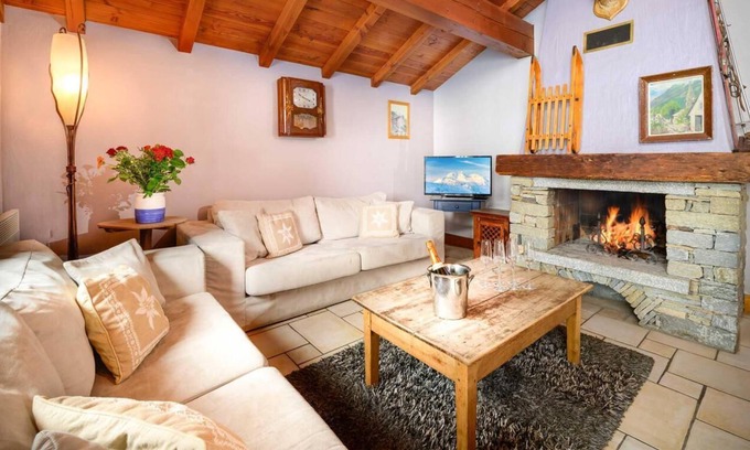 Le Lavachet Chalet De Esquí | Chalet, a 30m de las pistas de esquí, fitness, balcón, chimenea o estufa a leña, tv, 180m², Tignes
