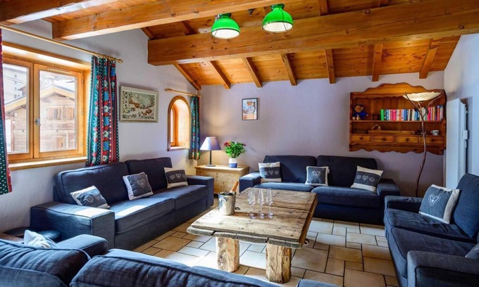 Le Lavachet Chalet De Esquí | Chalet, a 30m de las pistas de esquí, fitness, sauna, balcón, chimenea o estufa a leña, tv, 260m²