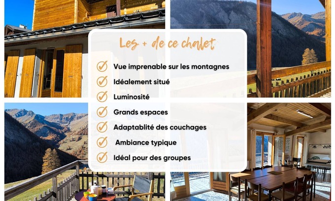 Saint-Veran Chalet De Esquí | Chalet 24 p - Saint Véran - Chalet des routiers - Queyras Nature Park