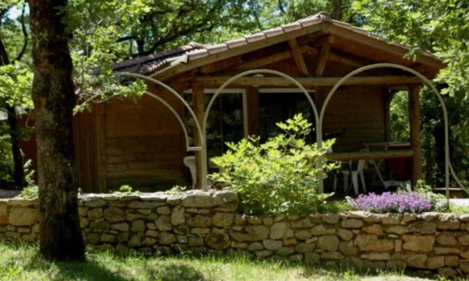 Saint-Cirq-Lapopie Chalet De Esquí | Chalet 3 étoiles - Piscine - efchcd