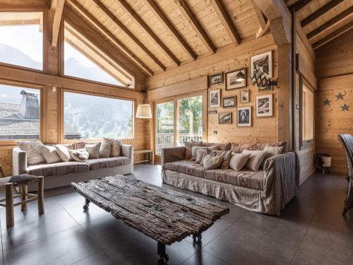 La Clusaz Chalet De Esquí | Chalet 4*, 5 chambres, hammam, cheminée, garage, WIFI, 10 personnes - FR-1-304-140