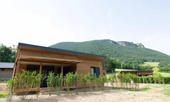 Saint-Bauzile Casa | Chalet 4/6 people - Camping Les Berges du Bramont