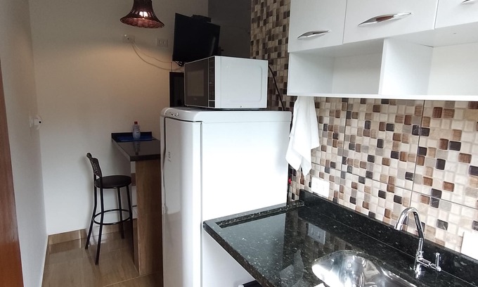 Caraguatatuba Chalet De Esquí | Chalet 4🏠 private kitchen in gated community! OPENING! 1st floor