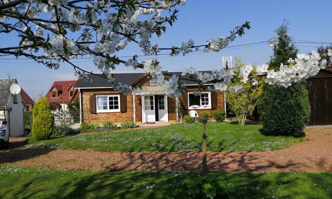 Millebosc Chalet De Esquí | casa de 40m2; 5 cama, gran terraza y Jadin frente del bosque de Eu