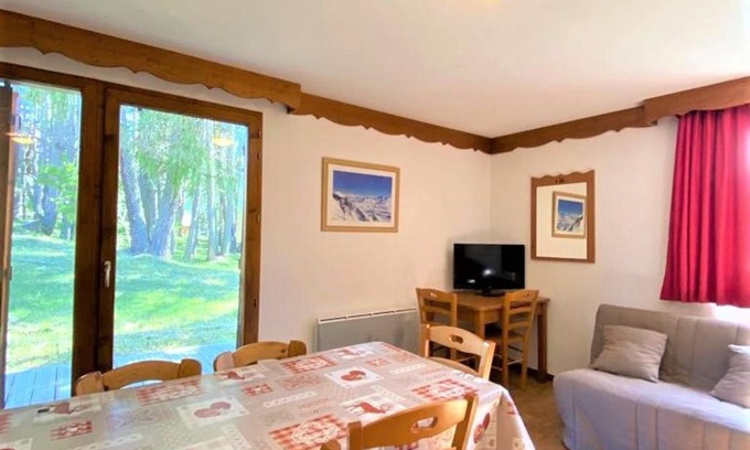 La Joue du Loup Chalet De Esquí | Chalet 8 pers avec terrasse, local ski, parking gratuit, animaux acceptés - FR-1-504-5