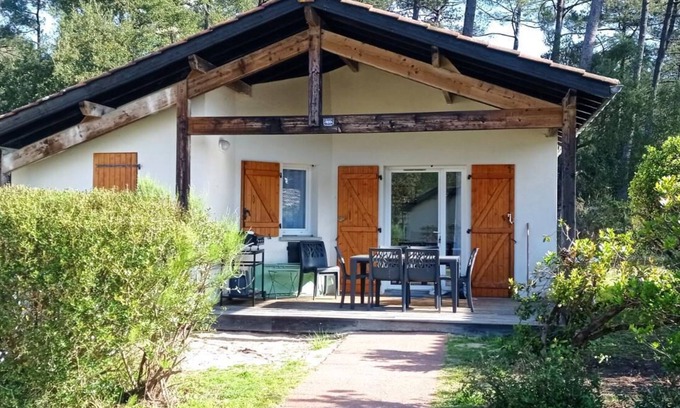 Ondres Chalet De Esquí | Chalet 8 Personnes 3 Chambres Résidence de Vacances Sécurisée Piscine et Tennis