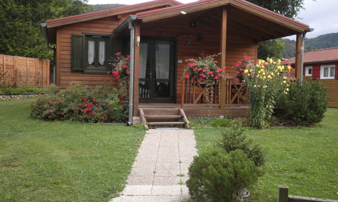 Ranspach Chalet De Esquí | Chalet ALOYA in a campsite with swimming pool, Hamamm, Sauna, etc.