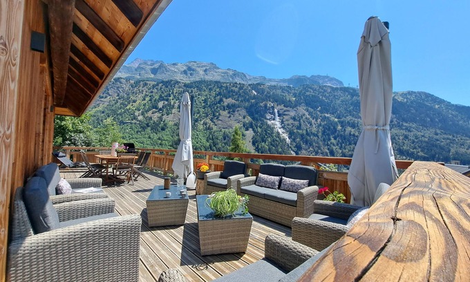 Vaujany Chalet De Esquí | Chalet Augustin 4 estrellas Vaujany Alpe d'Huez gran zona de esquí