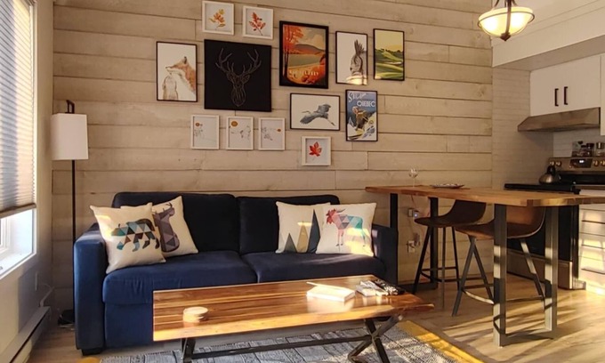 Orford Condominio | Chalet Aventure Orford - Cozy condo in beautiful Orford - WiFi, AC, fireplace