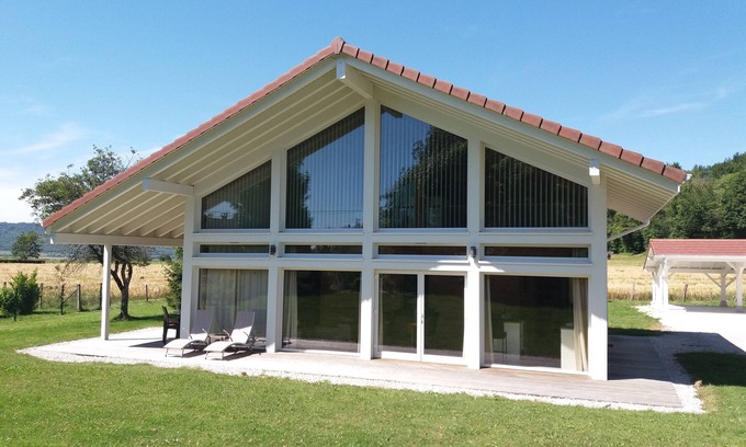 Marigny Chalet De Esquí | Chalet Bien-être de 100m² Avec Sauna et Balnéo - à 1km du Lac de Chalain