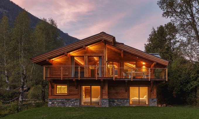 Les Praz-de-Chamonix Chalet De Esquí | Chalet Blaitière Contemporary Luxury