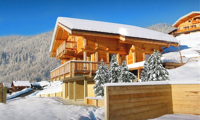 Manigod Chalet De Esquí | 4 estrellas Chalet brillante, elegante, terraza, WiFi - OVO Network