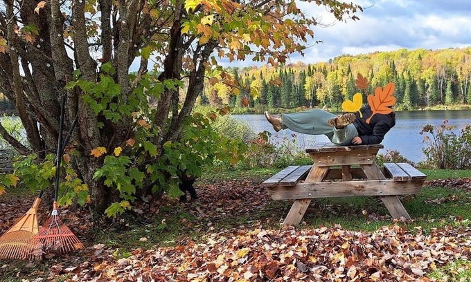 Chute-Saint-Philippe Chalet De Esquí | Chalet Chute-St-Philippe ♥ Waterfront ♥ SPA ♥ Wifi ♥ Pool Table ♥ Fireplaces